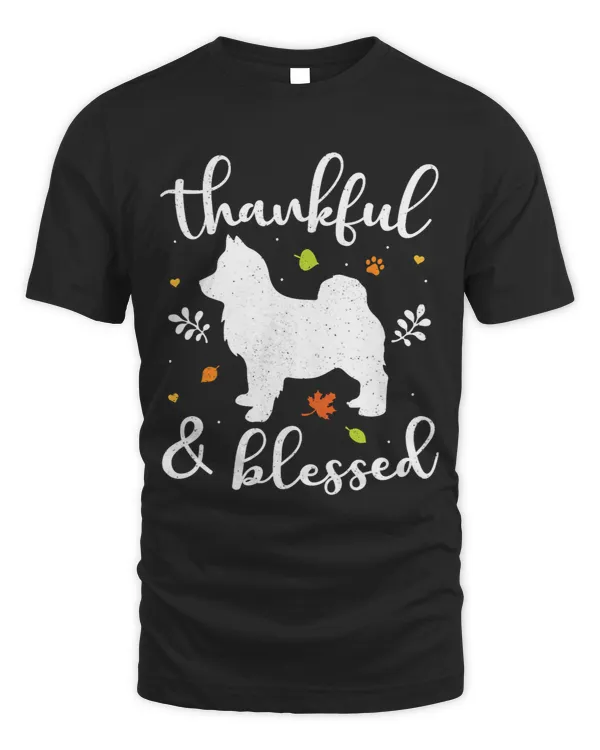 Pomsky Thanksgiving Dog Thankful Blessed Mom Gift