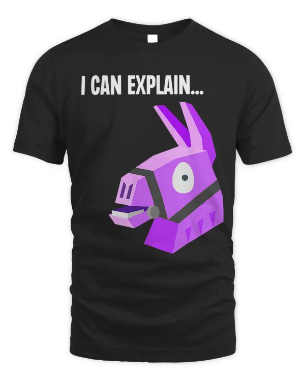 I Can Explain Funny Loot Llama Gaming Video Games Gamer