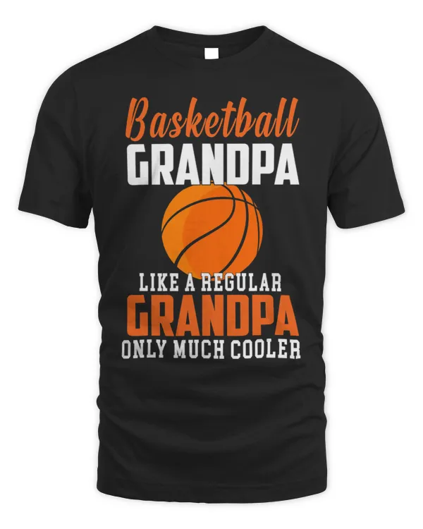 Mens Cool Mens Basketball Grandpa Funny Basketball Grandfather