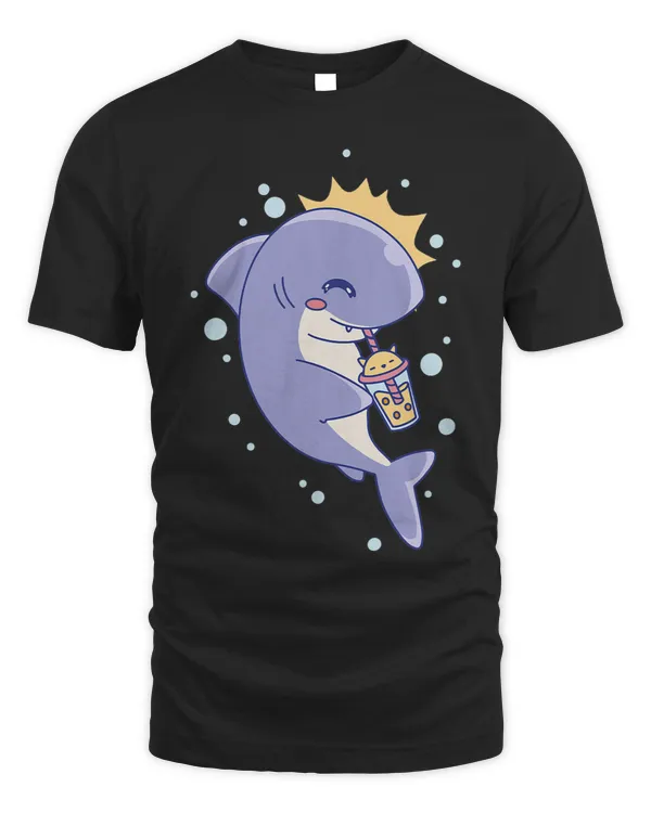 Kawaii Baby Animals Boba Tea Shark Kawaii Gifts For Shark