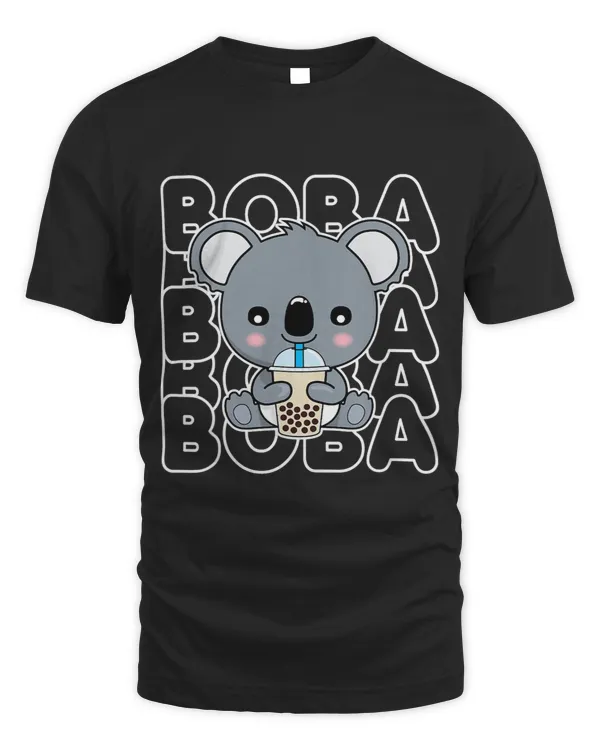 Kawaii Boba Tea Cute Koala Bear Anime Japanese Kids Teens