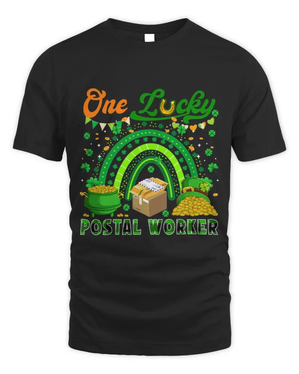 One Lucky Postal Worker St Patricks Day Postal Worker