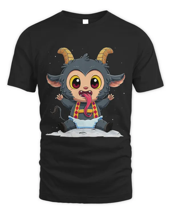 Kawaii Evil Baby Krampus Germanic Christmas Demon Horror
