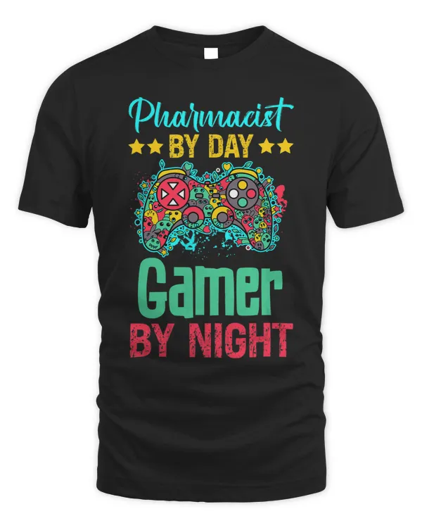 Pharmacist Gaming Lover Funny Novelty Shirt.