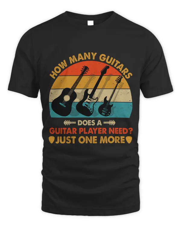 How Many Guitars Does a Guitar Player Funny Guitar Player