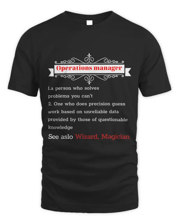 Operations Manager Person Who Solves Problems