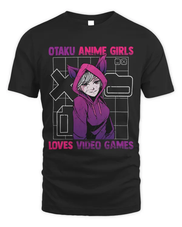 Otaku Anime Girls Love Video Games Cute Kawaii Manga