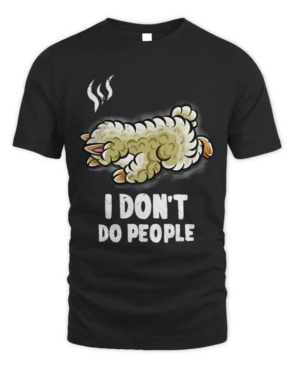 I Dont Do People Introvert Sleeping Nerd Llama Alpaca Geek