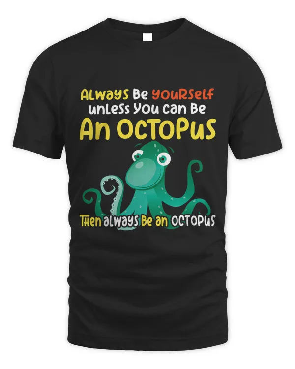 Intelligent like an octopus oceanic funny creature lover