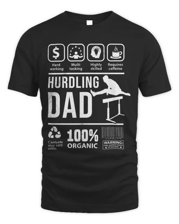 hurdles Funny Multi Tasking DAD graphic theme