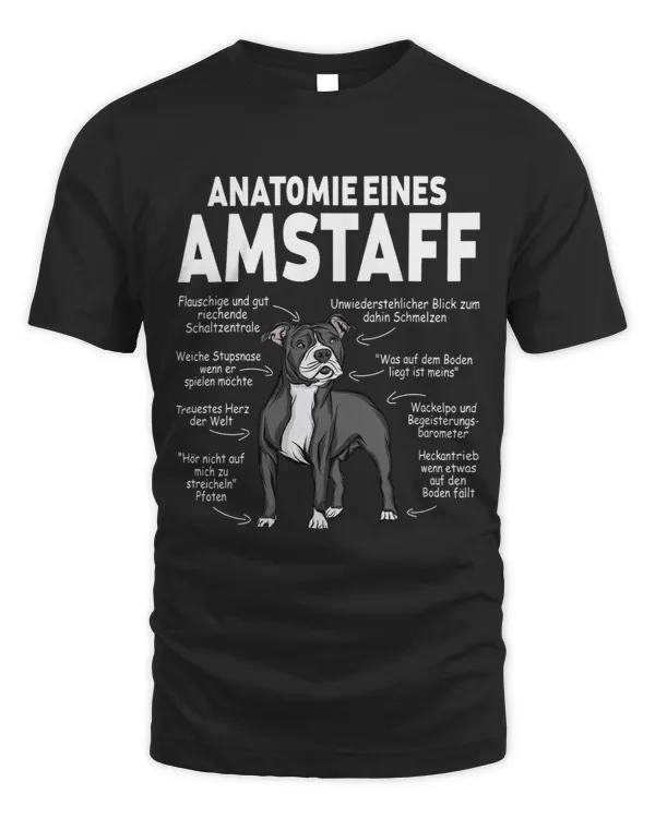 Anatomy of an Amstaff American Staffordshire Terrier 3