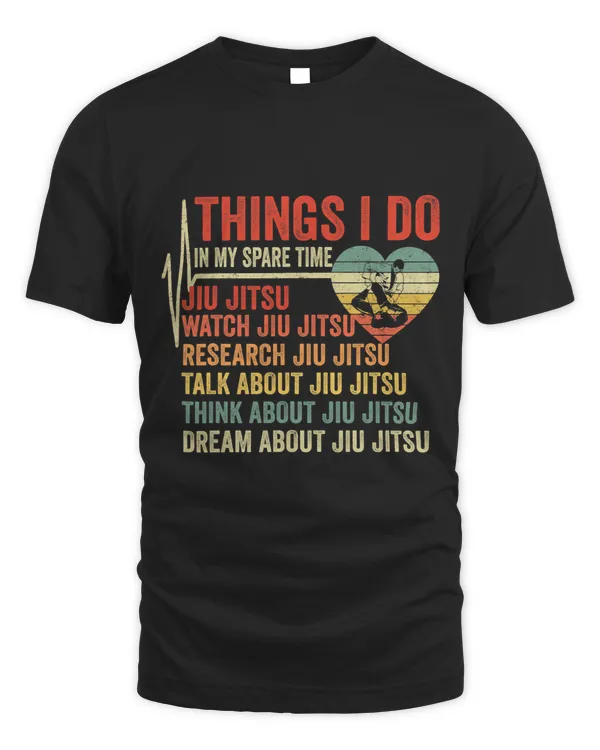 Jiu Jitsu Heartbeat Thing I Do In My Spare Time BJJ JiuJitsu