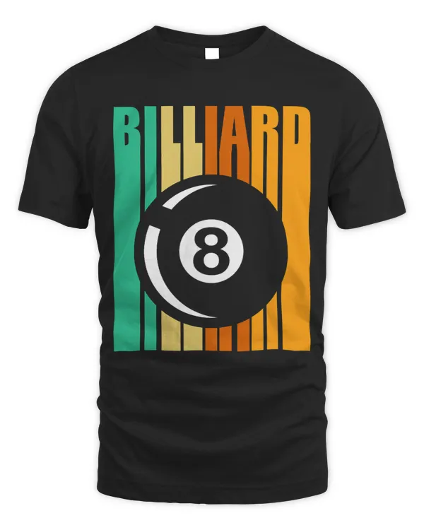 Retro Graphic Pool Billard Snooker Billard Cue 8Ball Chalk 2