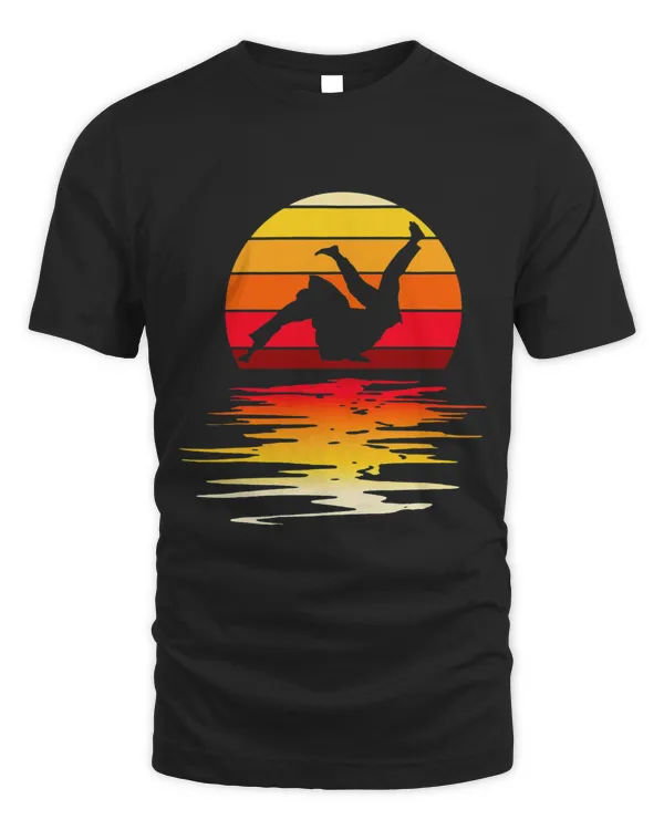 Jiu Jitsu Throw Cool Combat at Sunset BJJ MMA Fighter