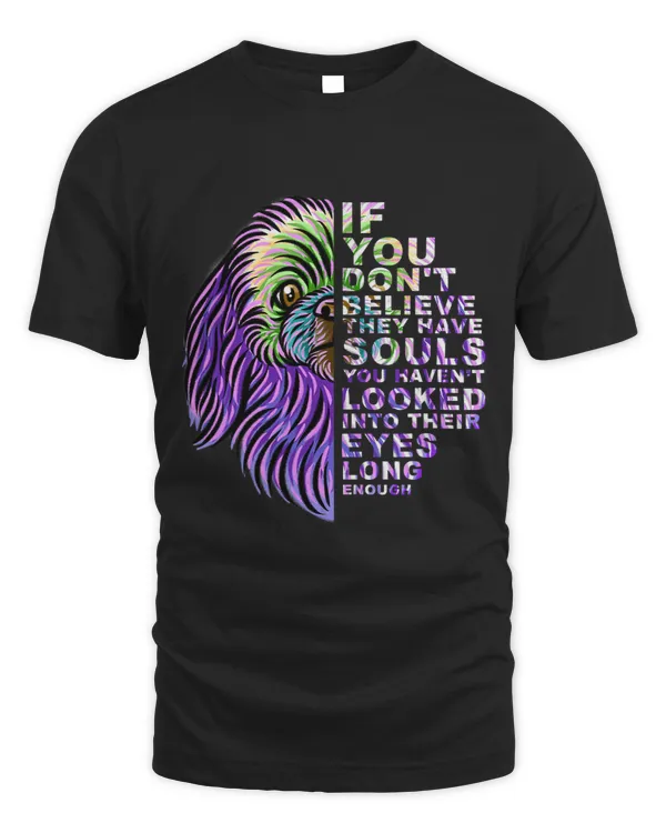If You Dont Believe They Have Souls Pekingese Dog Portrait