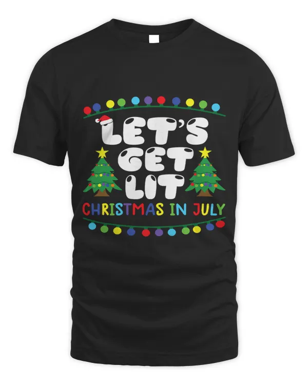 Lets Get Lit Christmas in july summer christmas Tree Lights 27