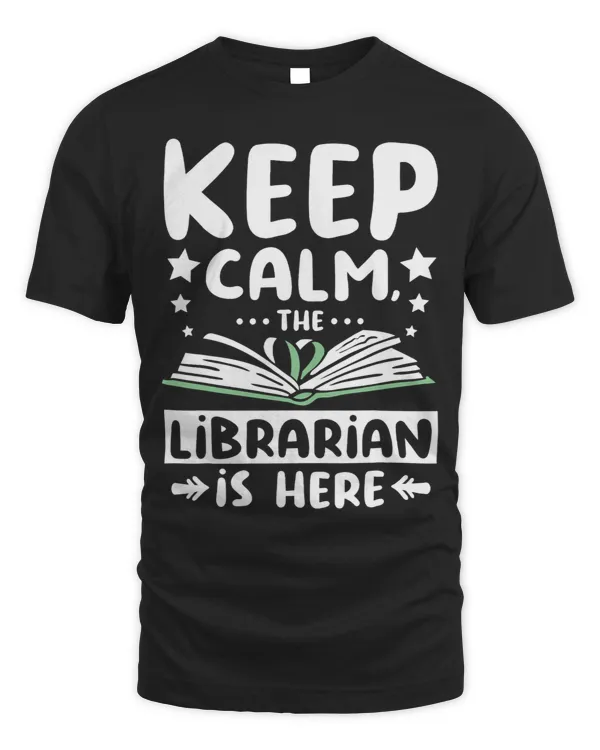 Keep calm the librarian is here