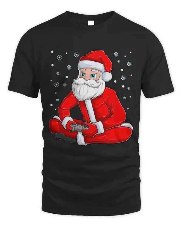 Santa Gamer Christmas Video Game Controller Xmas Gaming Boys