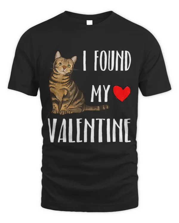 I Found My Valentine Day American Shorthair Cat Lover Gift