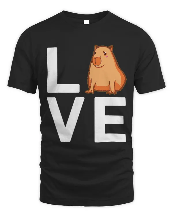 Love Capybara Funny Capibara rodent Capy