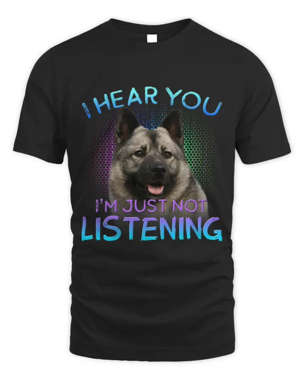Norwegian Elkhound I hear you not listening 1