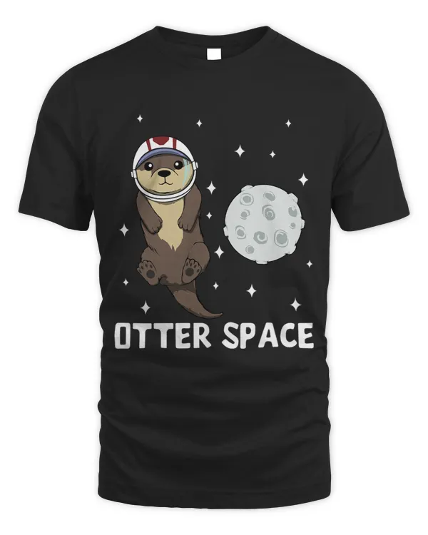 Outer Space Animal Otter Astronaut Pun Otter Space