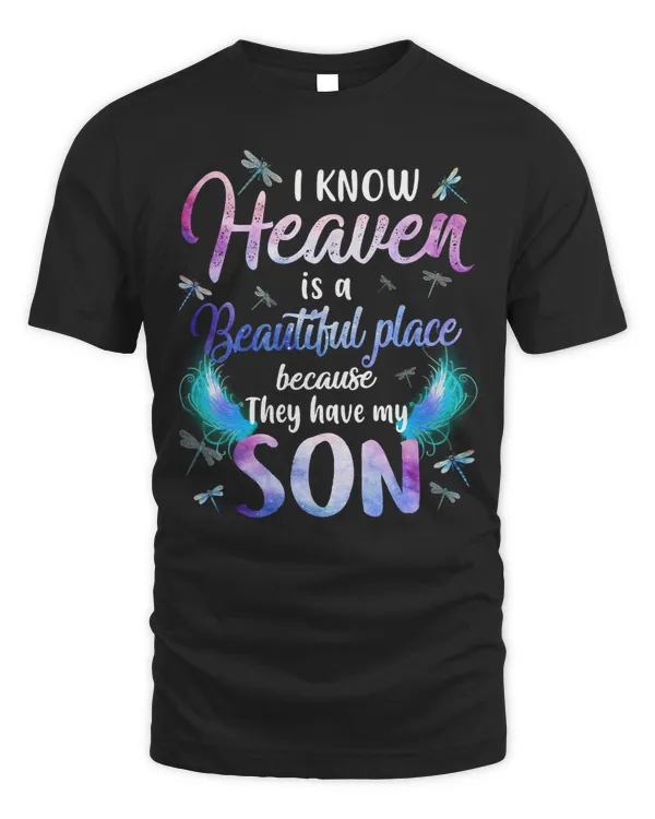 Mother Grandma I Know Heaven Is A Beautiful Place Because They Have My Son 118 Mom Grandmother