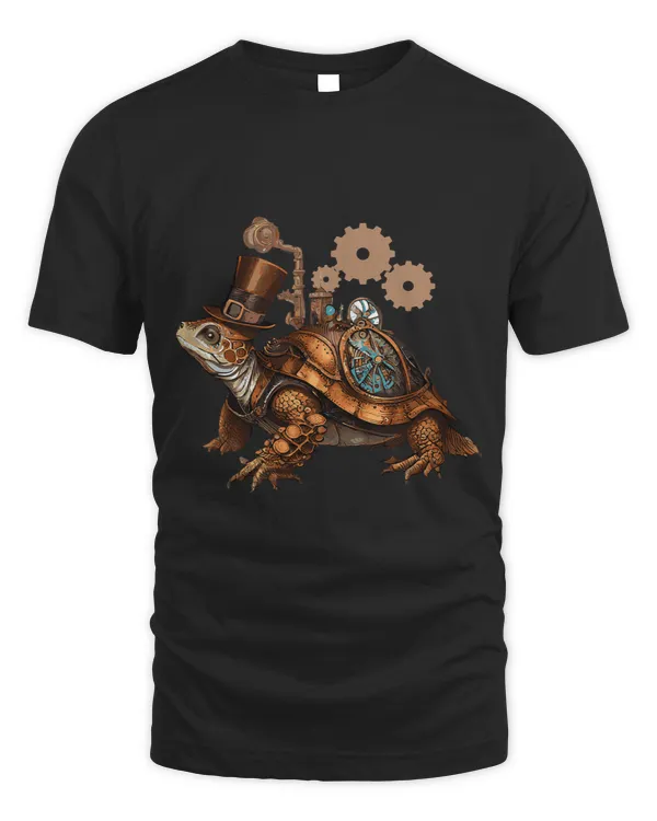Steampunk Turtle Vintage Mechanical Gears Reptile Lovers