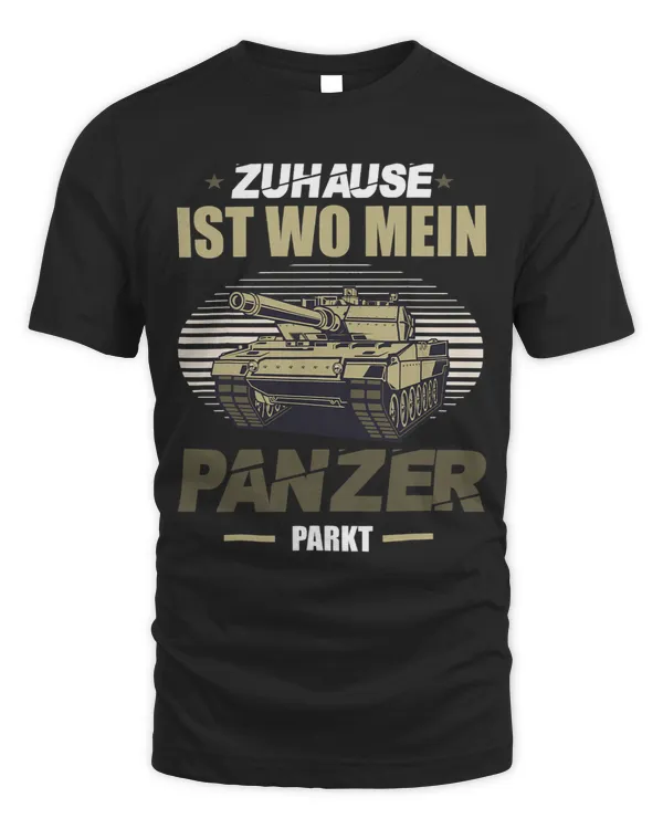 Mens Panzer Soldier Zuhause ist wo mein Panzer parkt