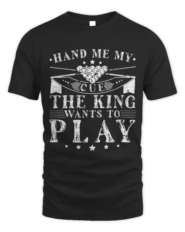 Mens Pool Cue King Play Snooker Billiards