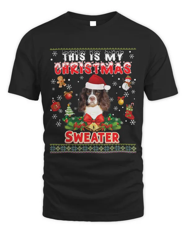 This Is My Christmas Sweater English Springer Spaniel Dog