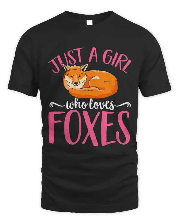 Kids Cute Foxes Just A Girl Who Loves Foxes