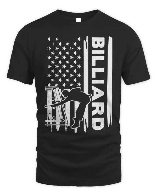 Billiards US flag graphic concept