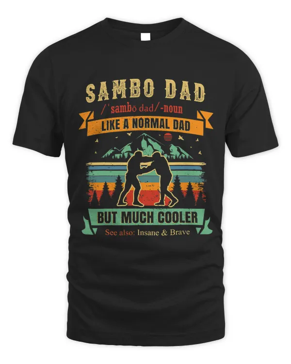 Mens Sambo DAD judo Wrestling Martial arts Retro vintage distress