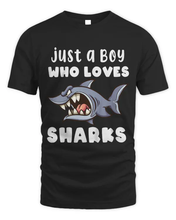 Kids Just A Boy Who Loves Sharks