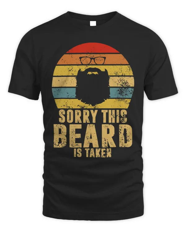 Sorry This Beard Is Taken Retro Valentines Day Idea for Him