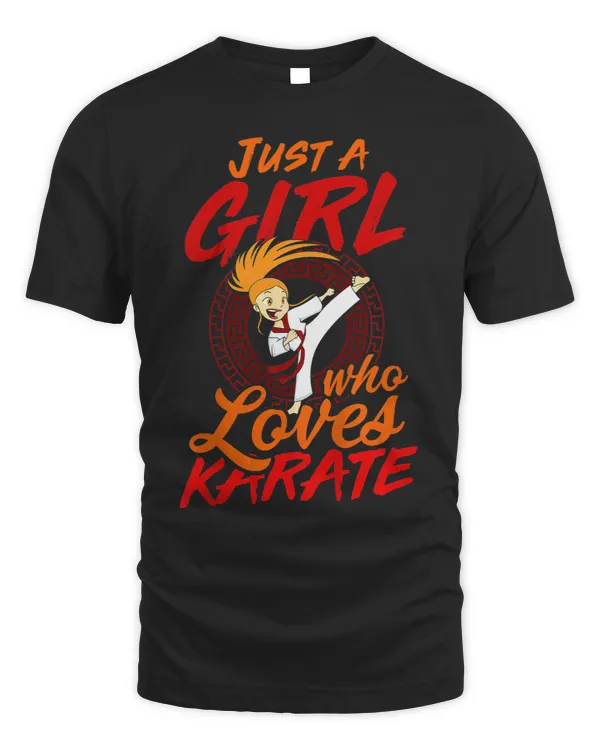 Kids Karate Shirt For Girls Karate Girl Tshirt Kids Karate Tee