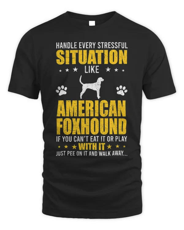 Handle Stressful Situation American Foxhound Dog Lovers
