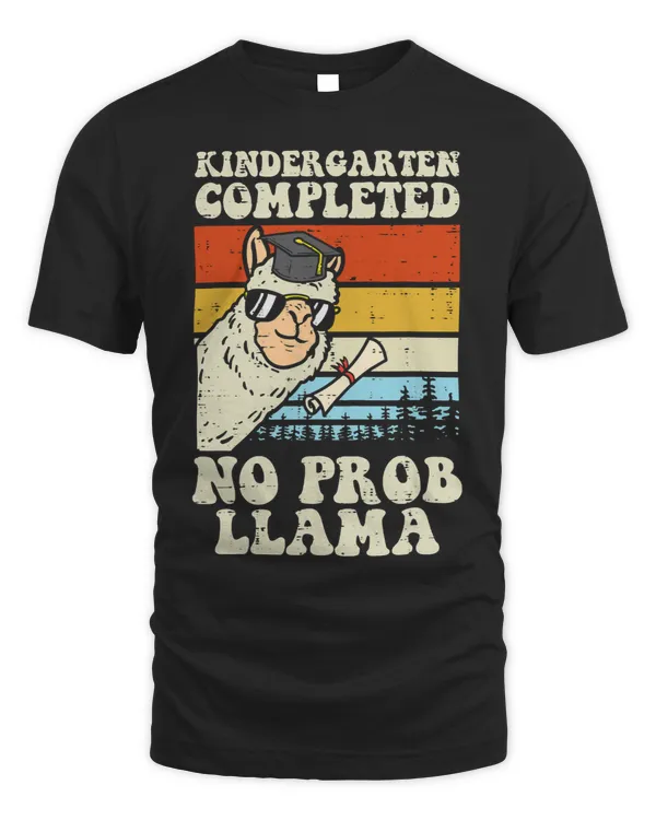 Kindergarten Completed No Prob Llama Last Day Graduation