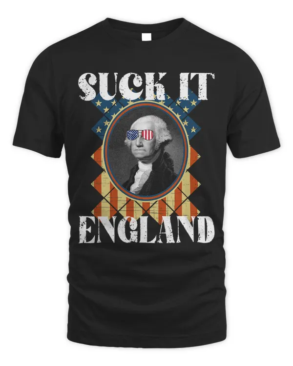 Suck It England Funny 4th of July Shirt for Men Women