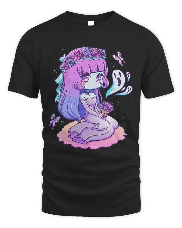 Pastel Goth Creepy Menhera Bride Kawaii Emo Sad Girl Nu Goth