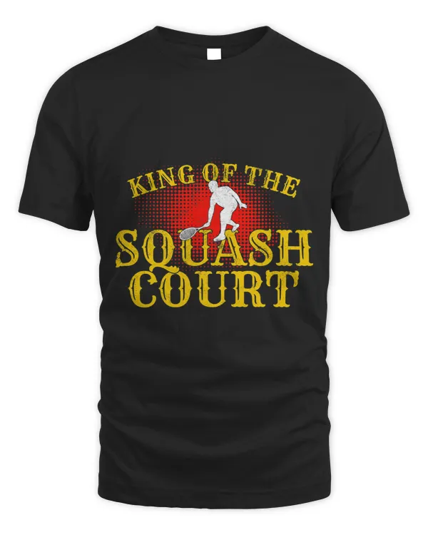 King Of The Squash Court Racket Ball Vintage Squash Player