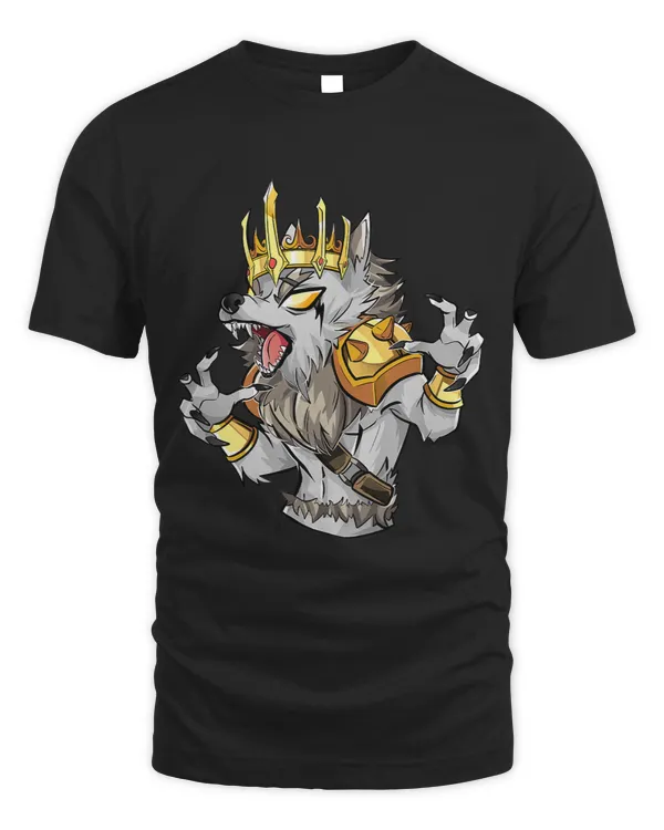 King Wolf Kawaii Chibi Anime Werewolf Party Character