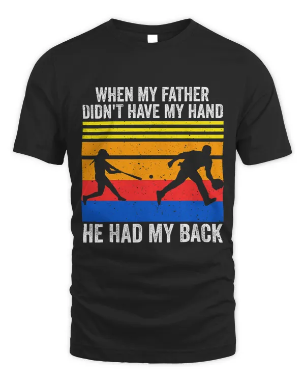 My father didnt have my hand Softball Daughter