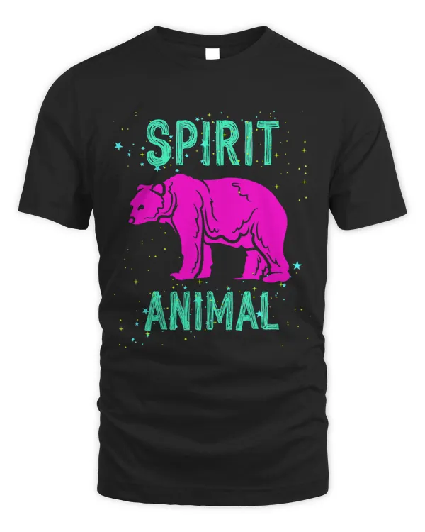 Spirit Animal Bear Lover Comfort Cute Animals Colors
