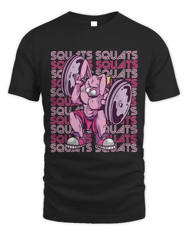 Squad Rabbit Gym Motivation Workout Weight Training Leg day