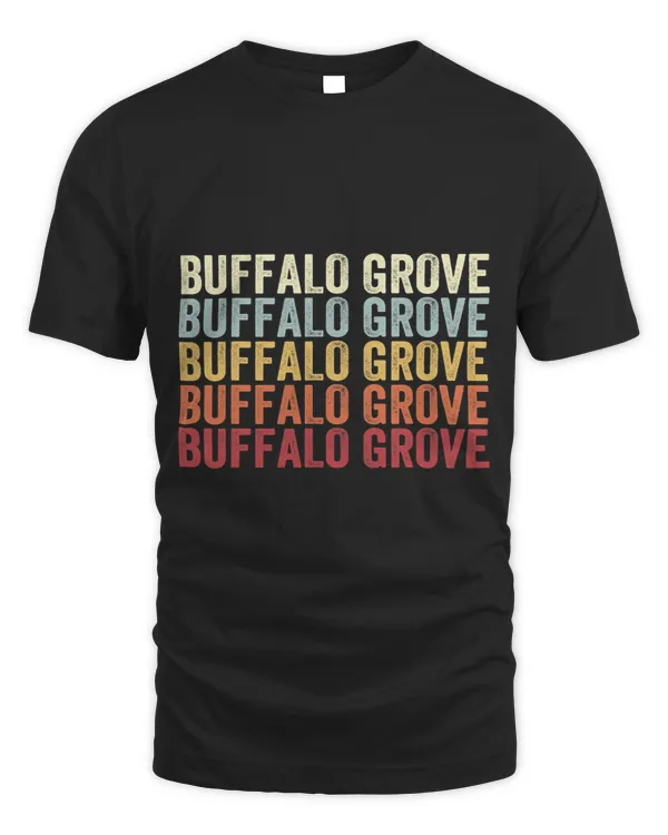 Buffalo Grove Illinois Buffalo Grove IL Retro Vintage Text