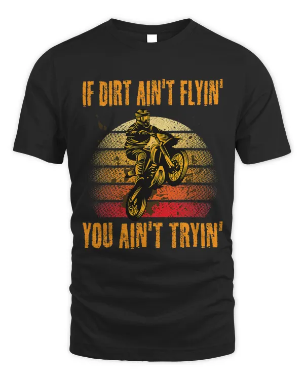 Funny Dirt Bike Retro Motorcycle Boys Teens Men 3