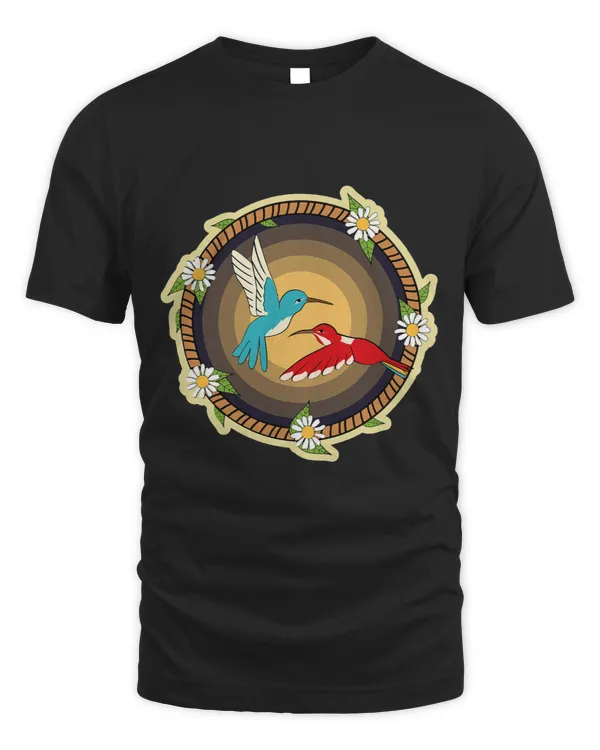 Gnomes Couple Retro Romantic Couples Birds
