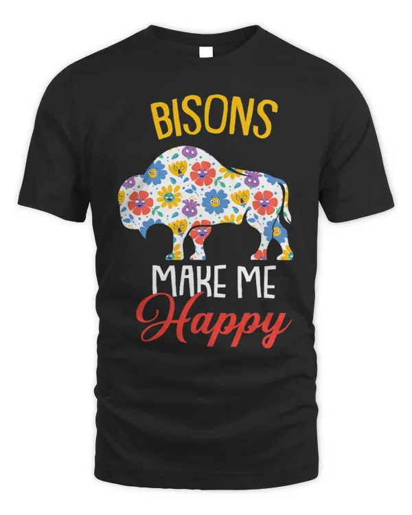 Buffalo Kids Bisons Make Me Happy